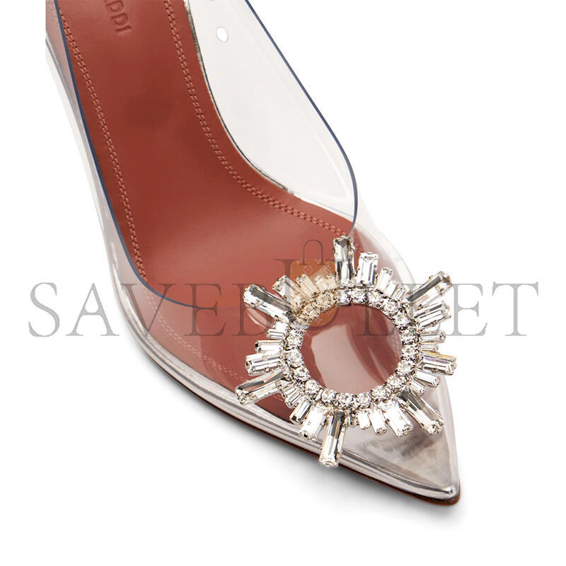 AMINA MUADDI BEGUM EMBELLISHED PVC PUMPS 